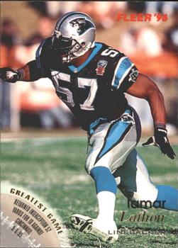 Lamar Lathon Carolina Panthers 1996 Fleer NFL #20